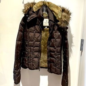 Abercrombie & Fitch Fur-Lined Puffer